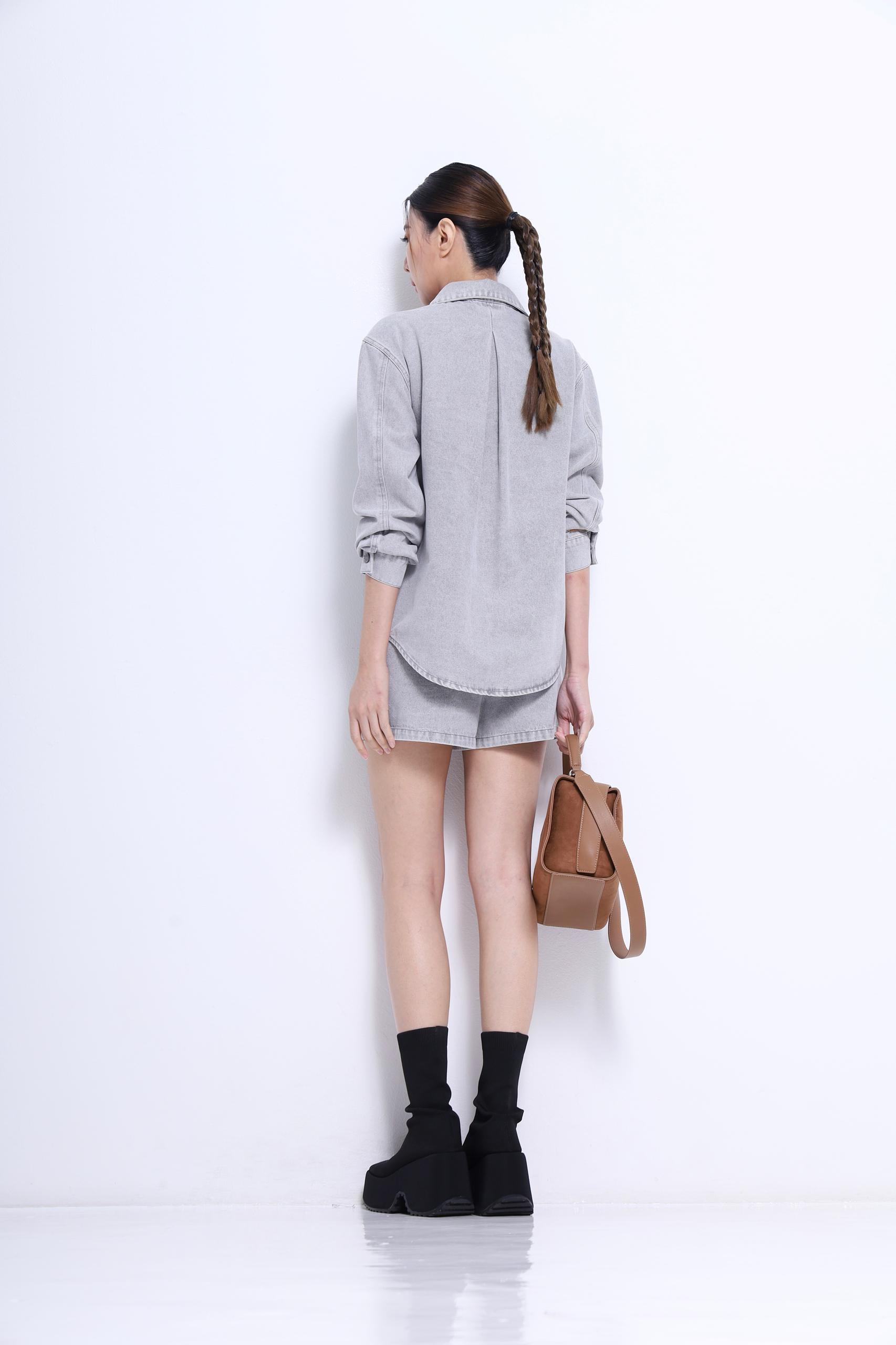 独家套装牛仔裤裙 1622