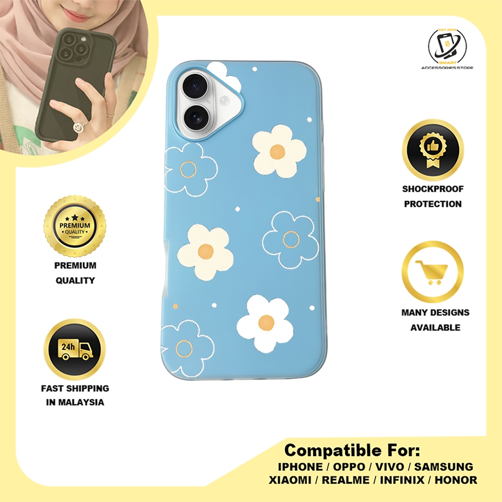 JELLY CASE PHONE FOR IPHONE - DESIGN FLOWER A2