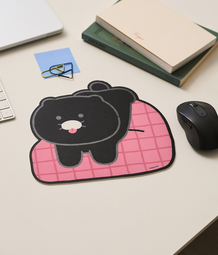 黑色 春植 滑鼠墊