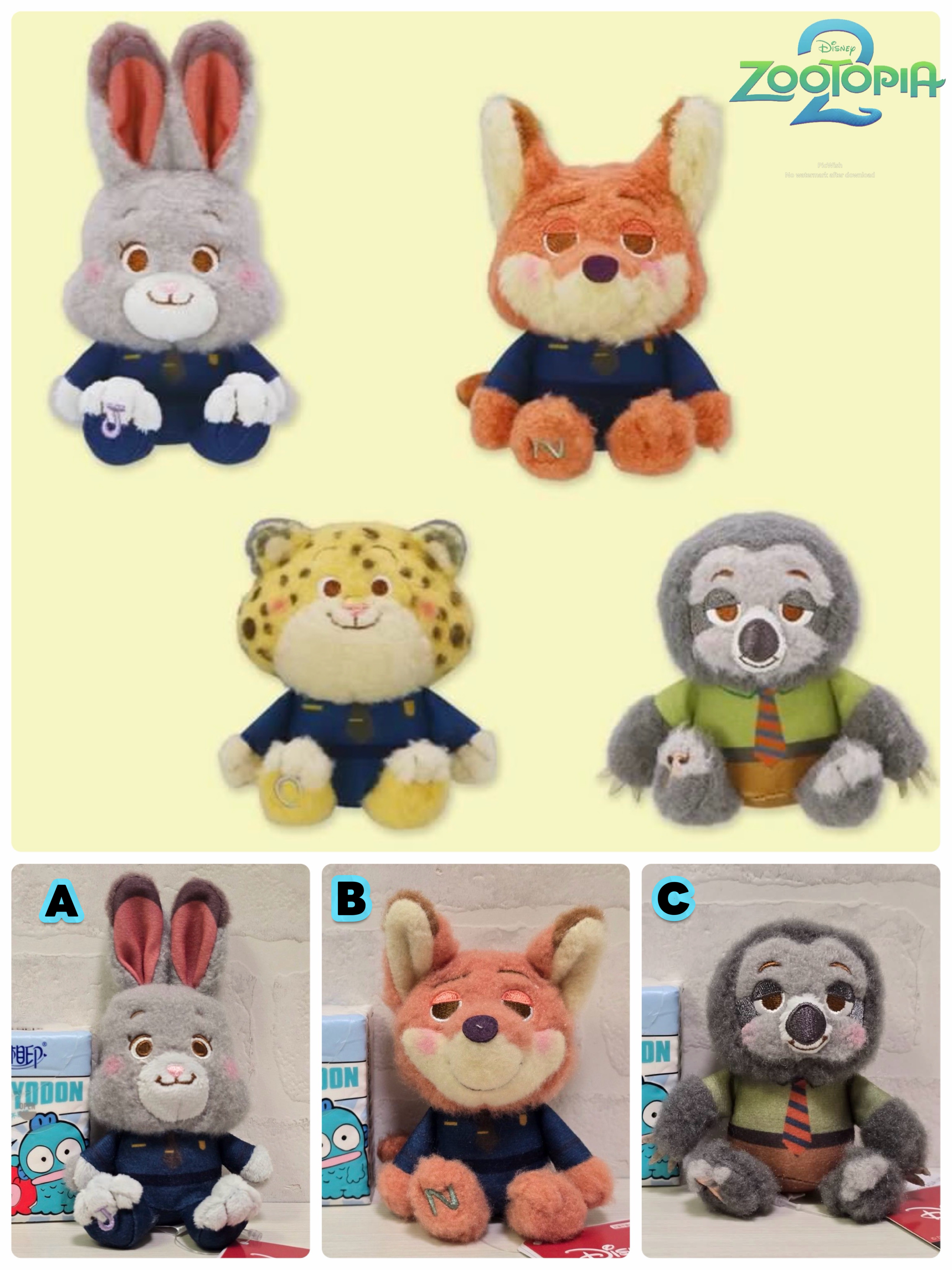 ☆現貨☆日本直送Disney迪士尼Zootopia 優獸大都會仿羊毛質地公仔