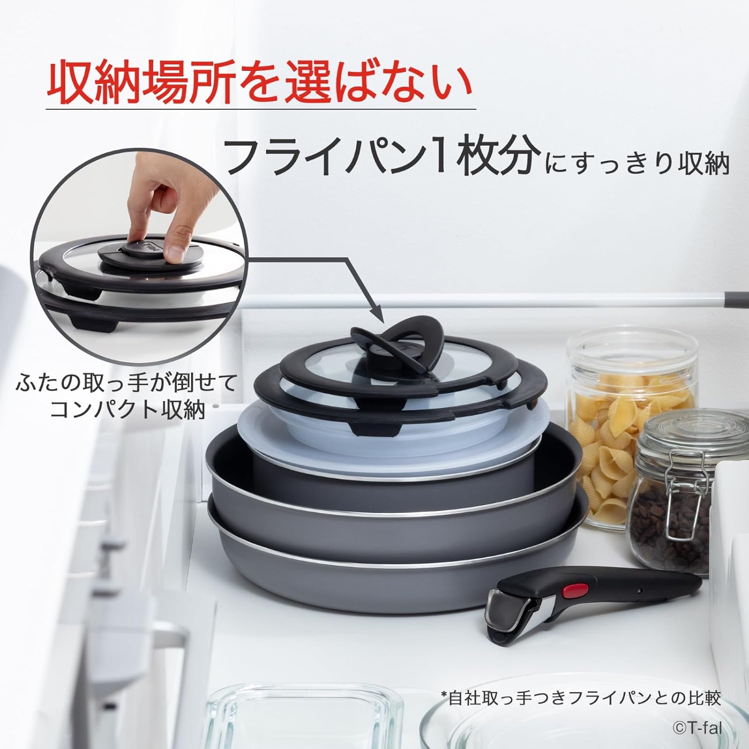🔥🔥【日本直送《T-FAL》Ingenio Neo 可拆式把手不黏廚具】 9件套裝 | 明火專用