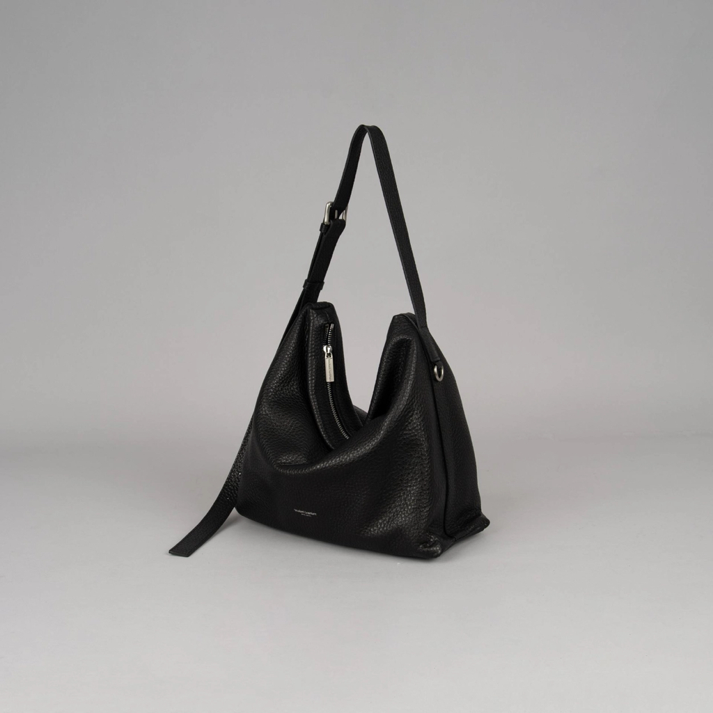 【26SS新皮】預訂_牛皮亮面 Low Bag(L) By Bucks & leather