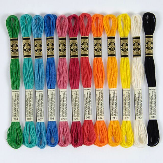 Embroidery Floss (Col. 336-725) | Cheer Wool 姿采毛冷