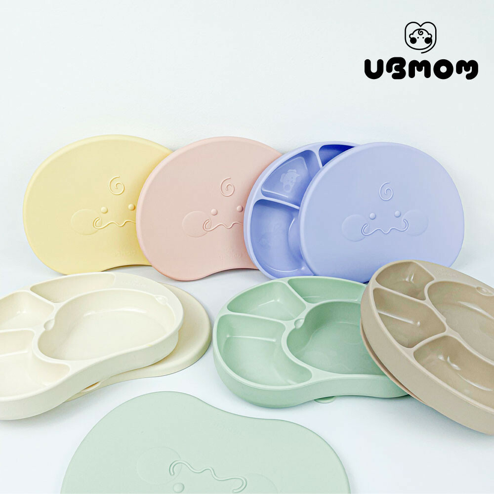 UBMOM 鉑金矽膠吸附式餐盒