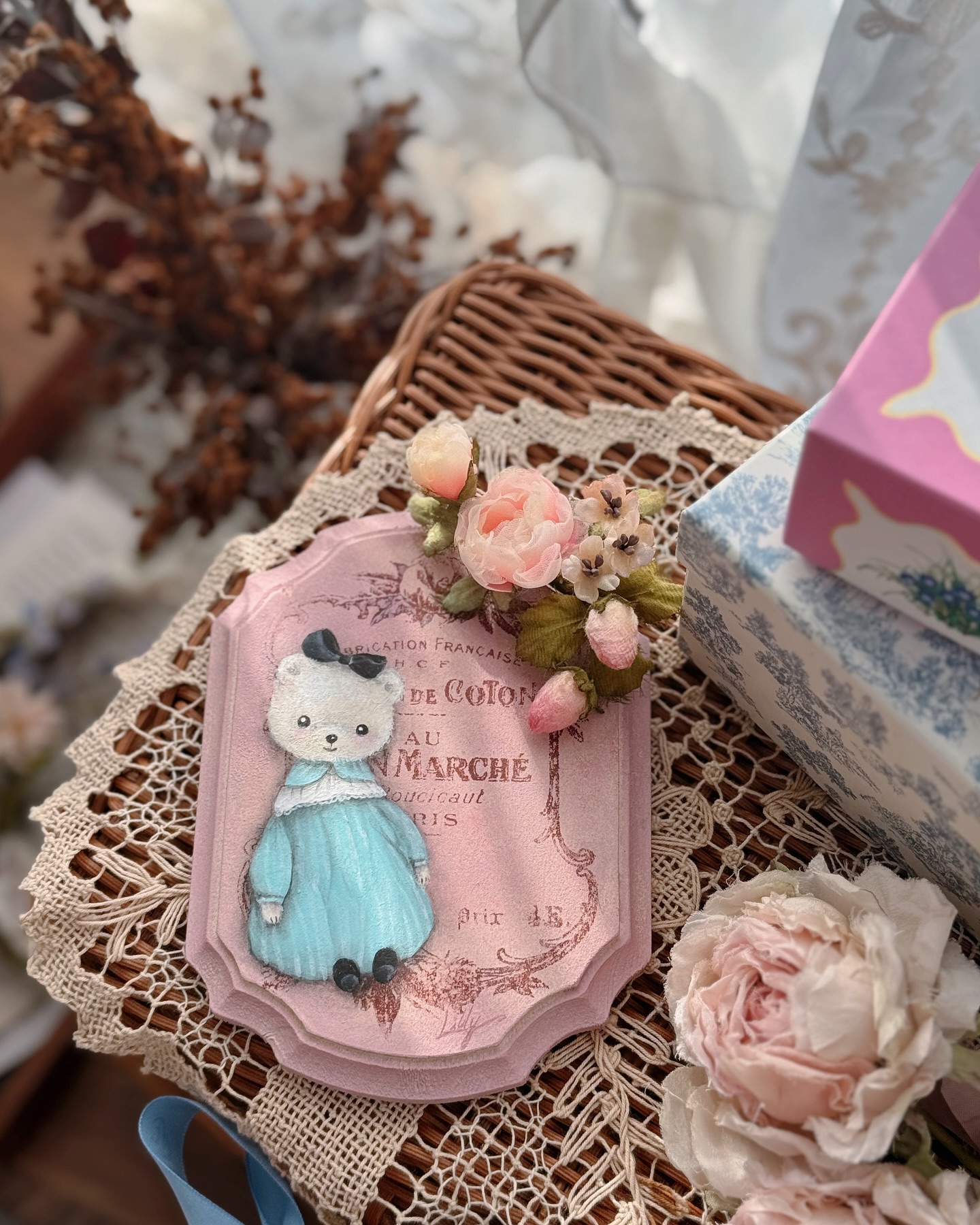 {Rosy Teddy} Lilly Bloom + Miss Summer Collab workshop 