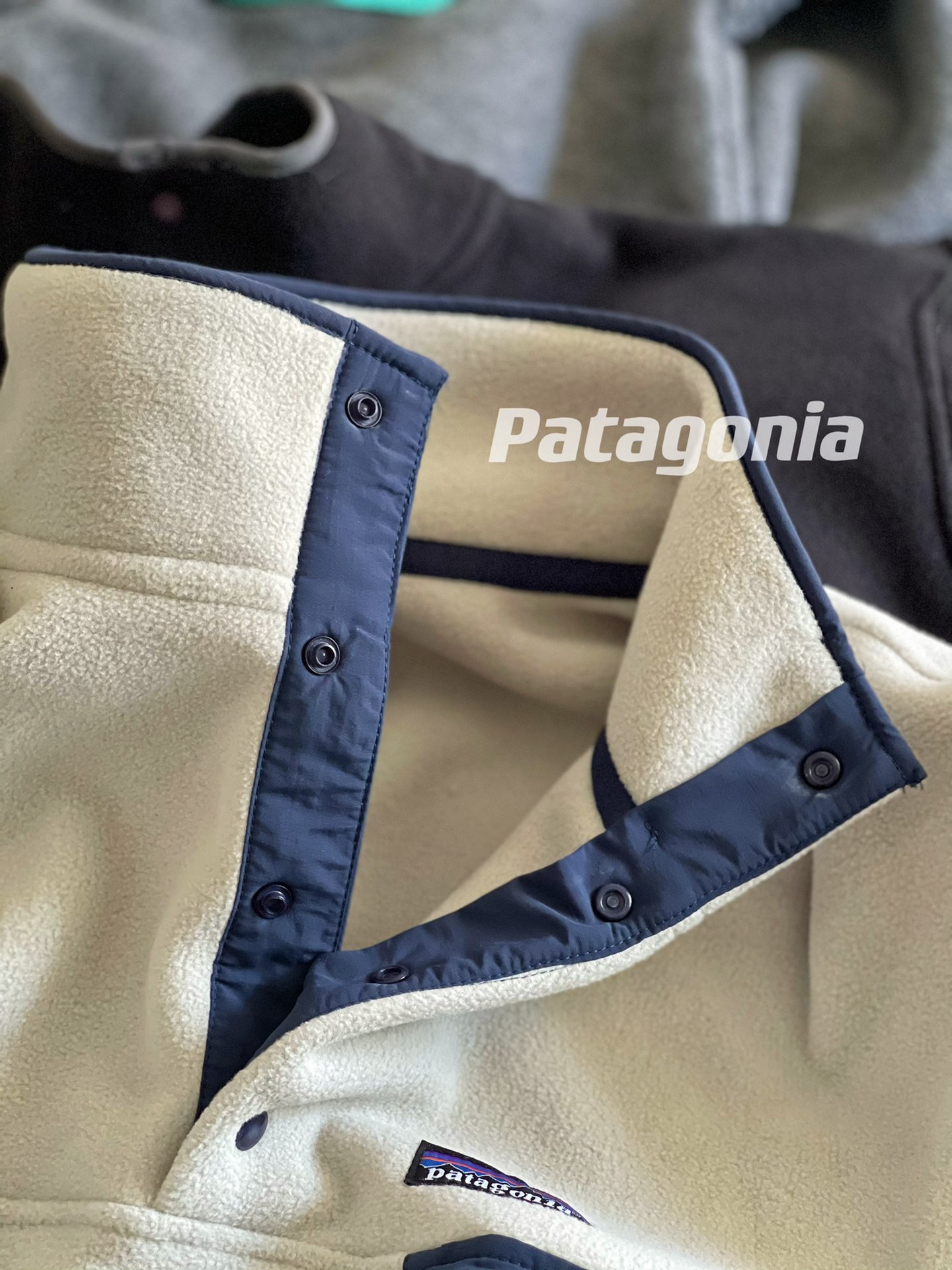 預訂 Pata gonia Snap 半鈕釦高領抓絨衛衣 