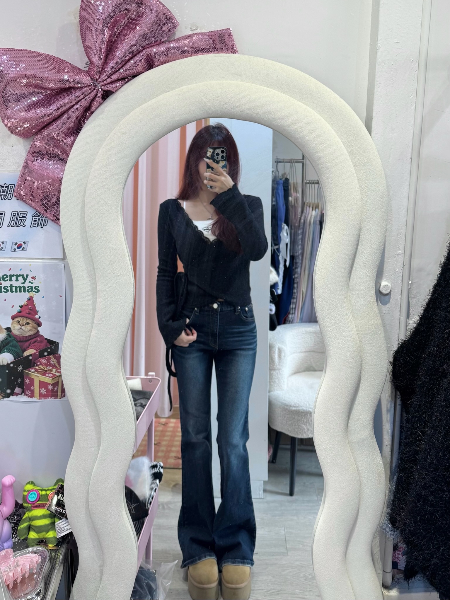 已售罄❌韓國仙氣感滿滿Lacy邊邊交叉綁帶外撘💖