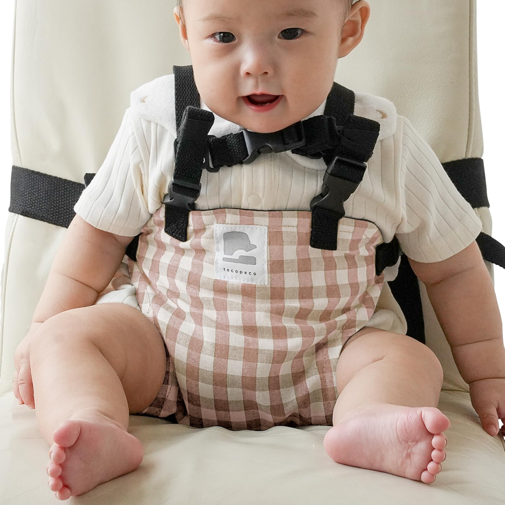 🇯🇵預訂 日本直送🇯🇵六色格紋嬰兒餐椅安全帶Baby Chair Belt