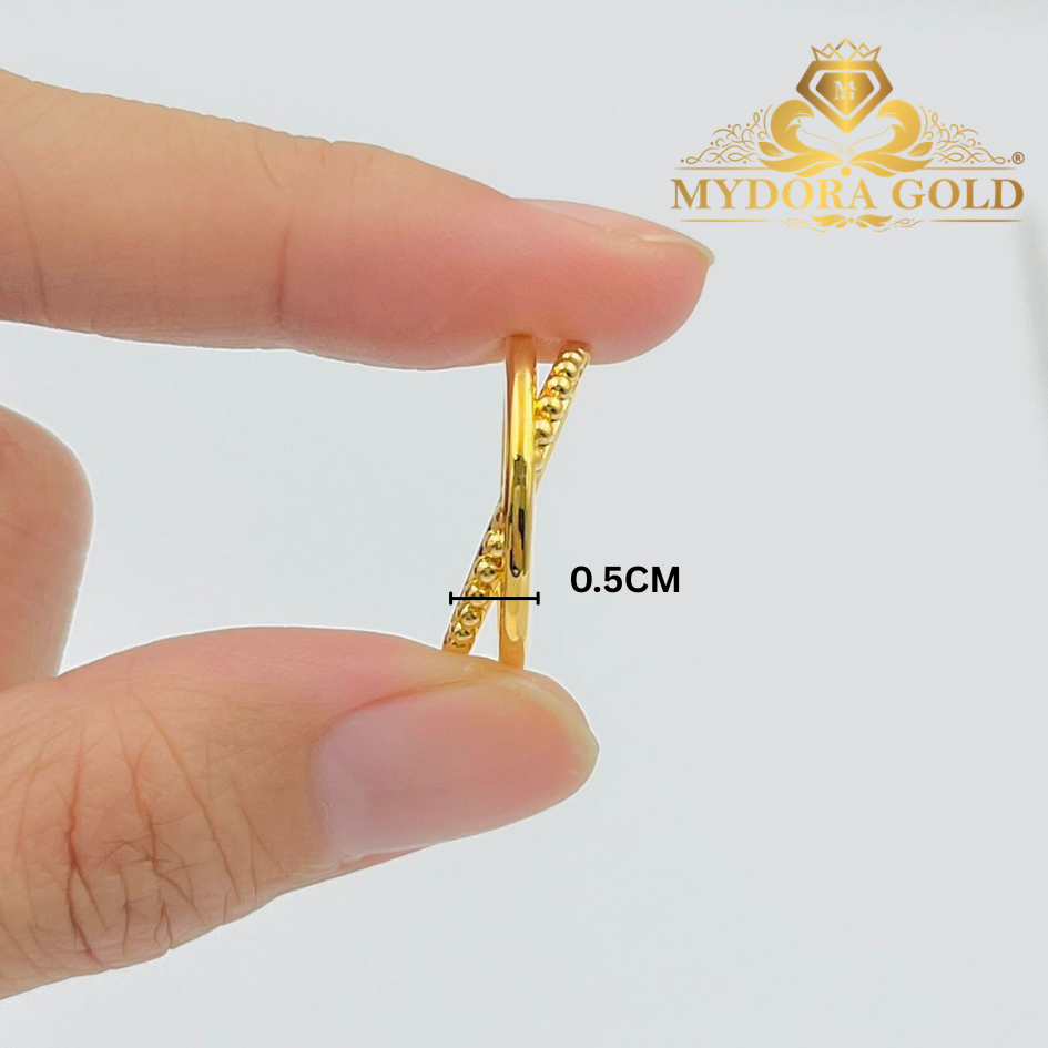 MYDORA Cincin Boba Silang (5G) l EMAS 916/22K