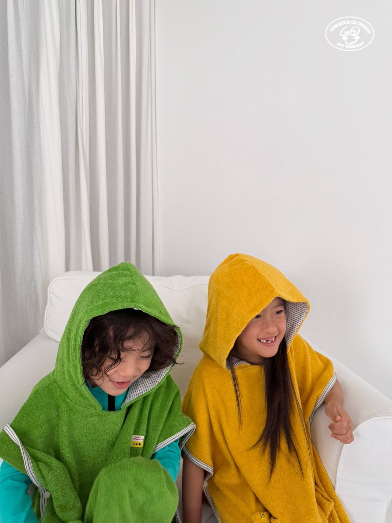 Gou | Hoodie Towel (Green L120-140)
