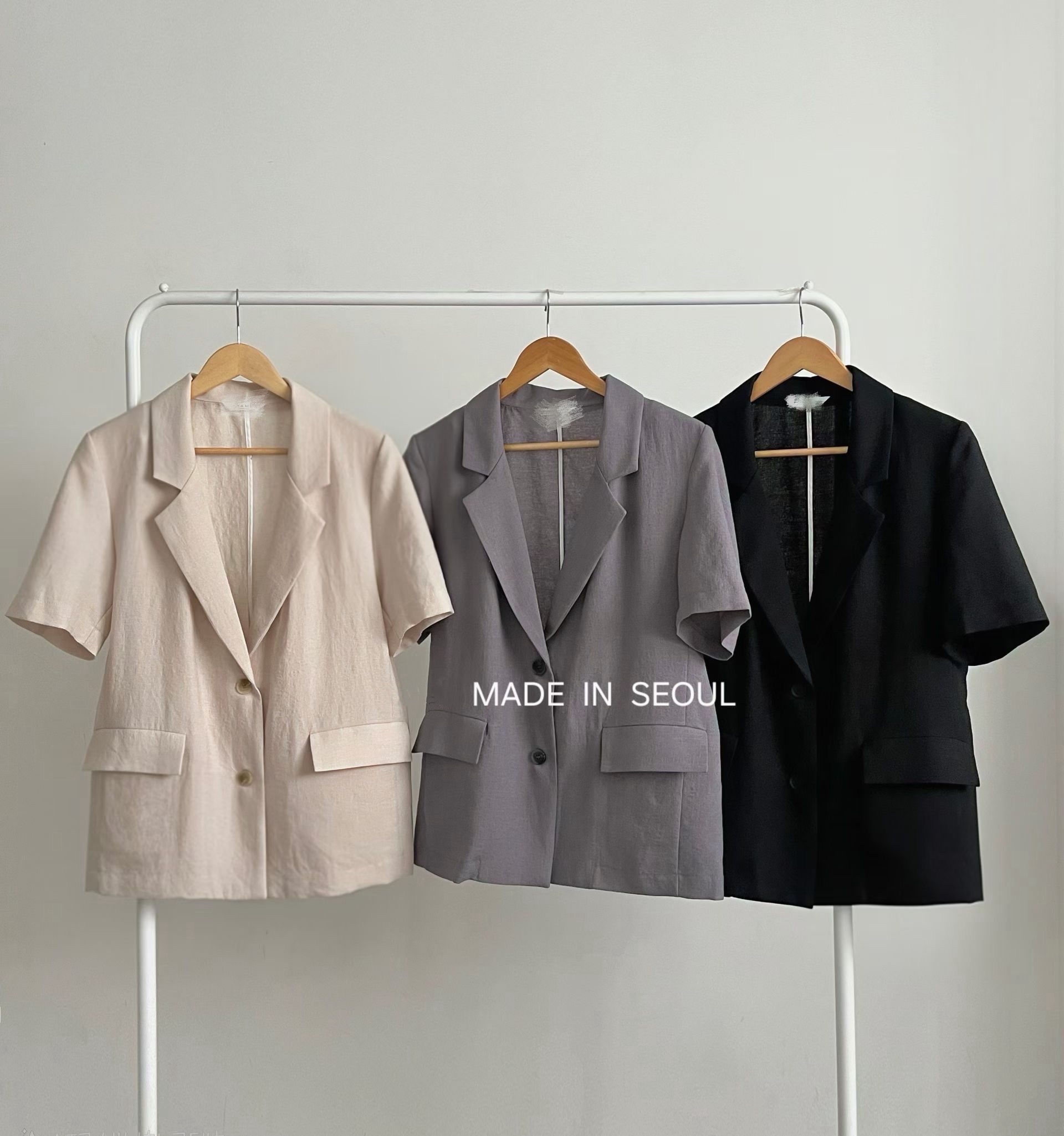 G6255 韓國🇰🇷短袖西裝外套