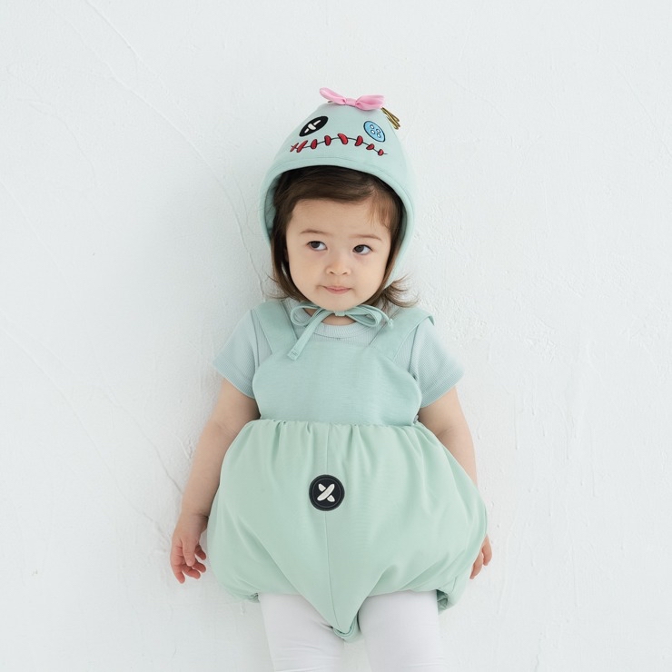 🇯🇵限量預訂 日本直送🇯🇵Just Hug Me系列小金造型吊帶包屁衣帽子套裝