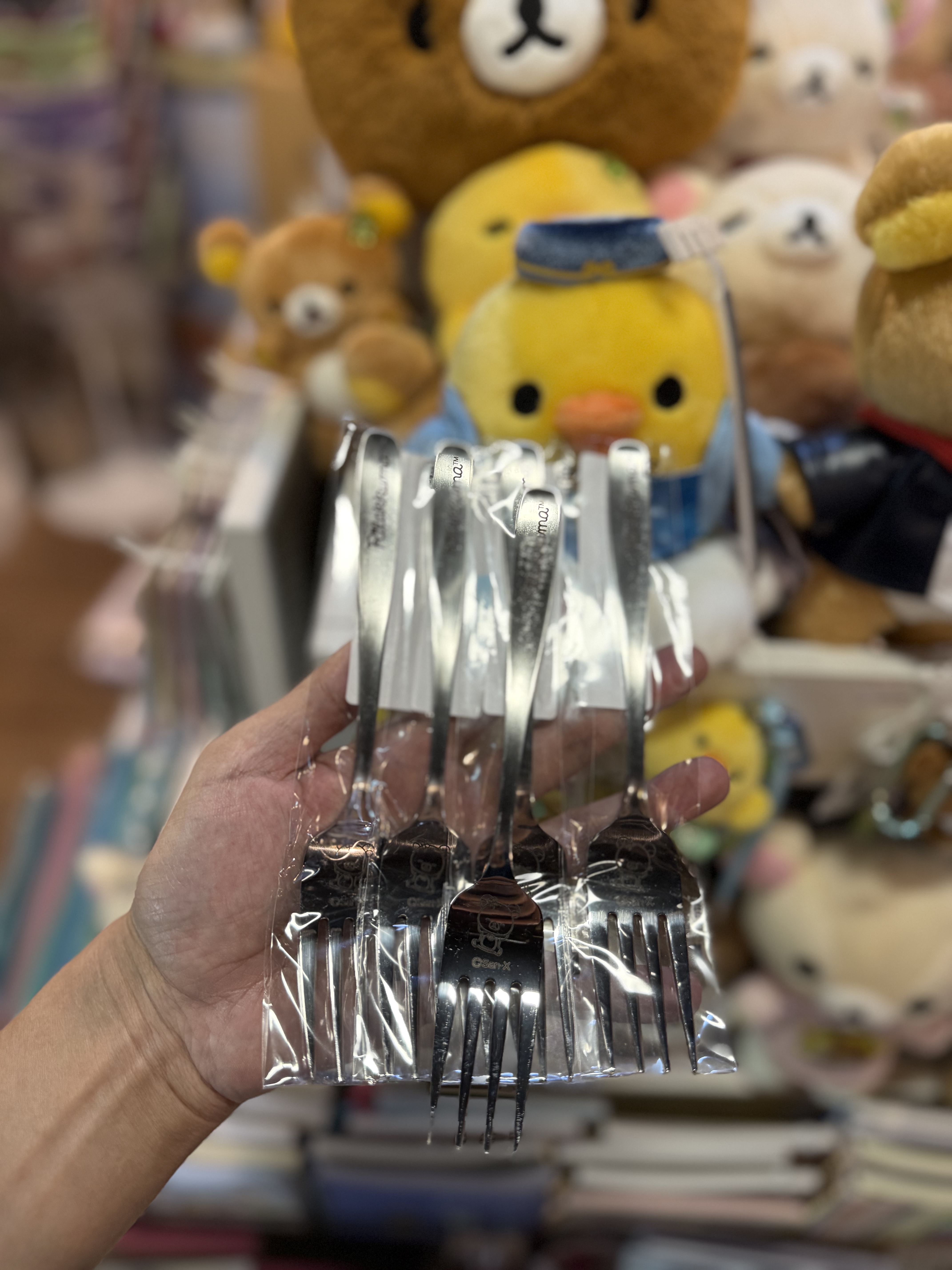 《現貨》全新日本專店限定日本製小白熊不鏽鋼叉