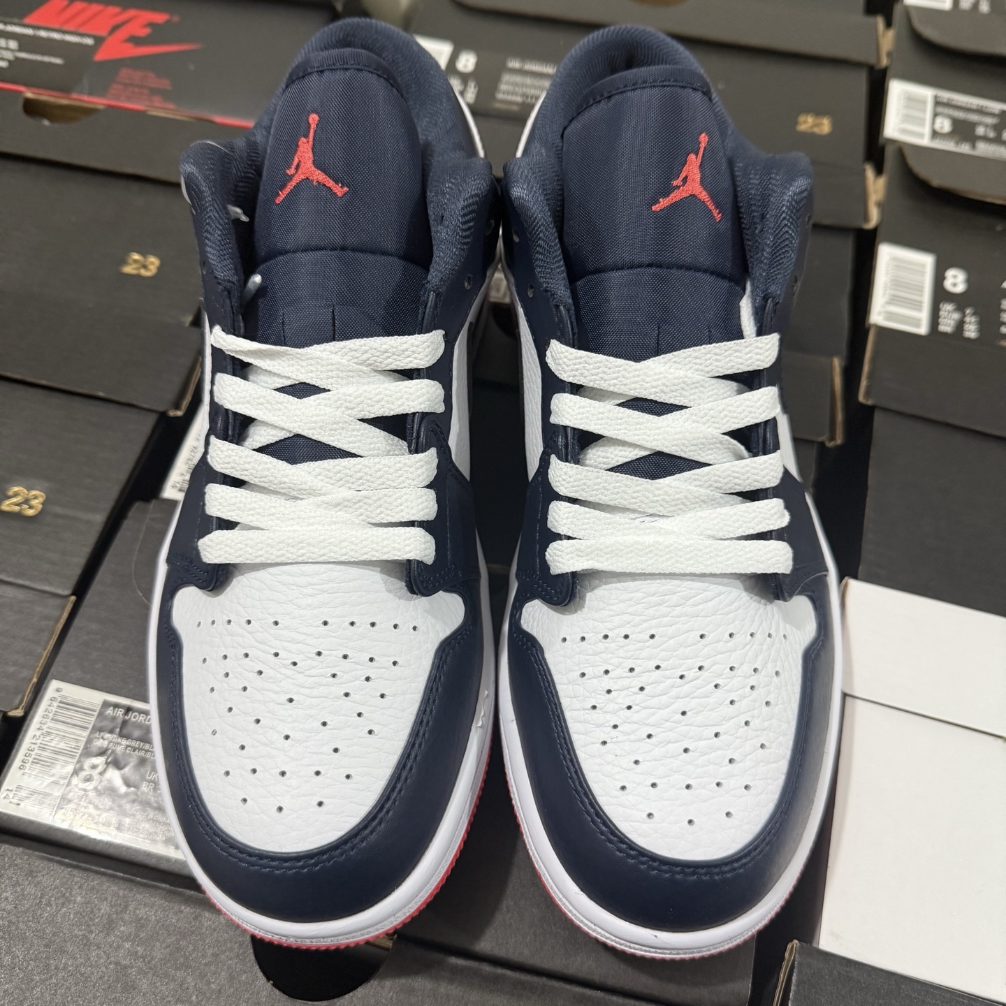 Nike Air Jordan 1 Low "Obsidian Ember Glow" 553558-481
