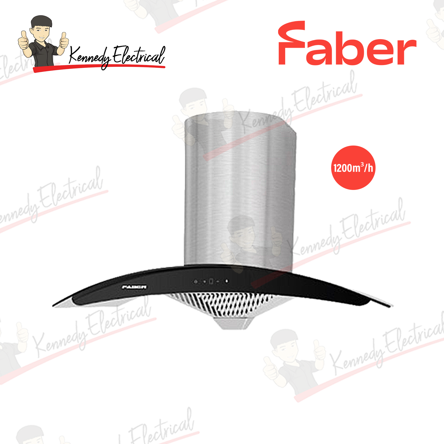 Faber 1200m/h Designer Hood (CAPPA 90SS)