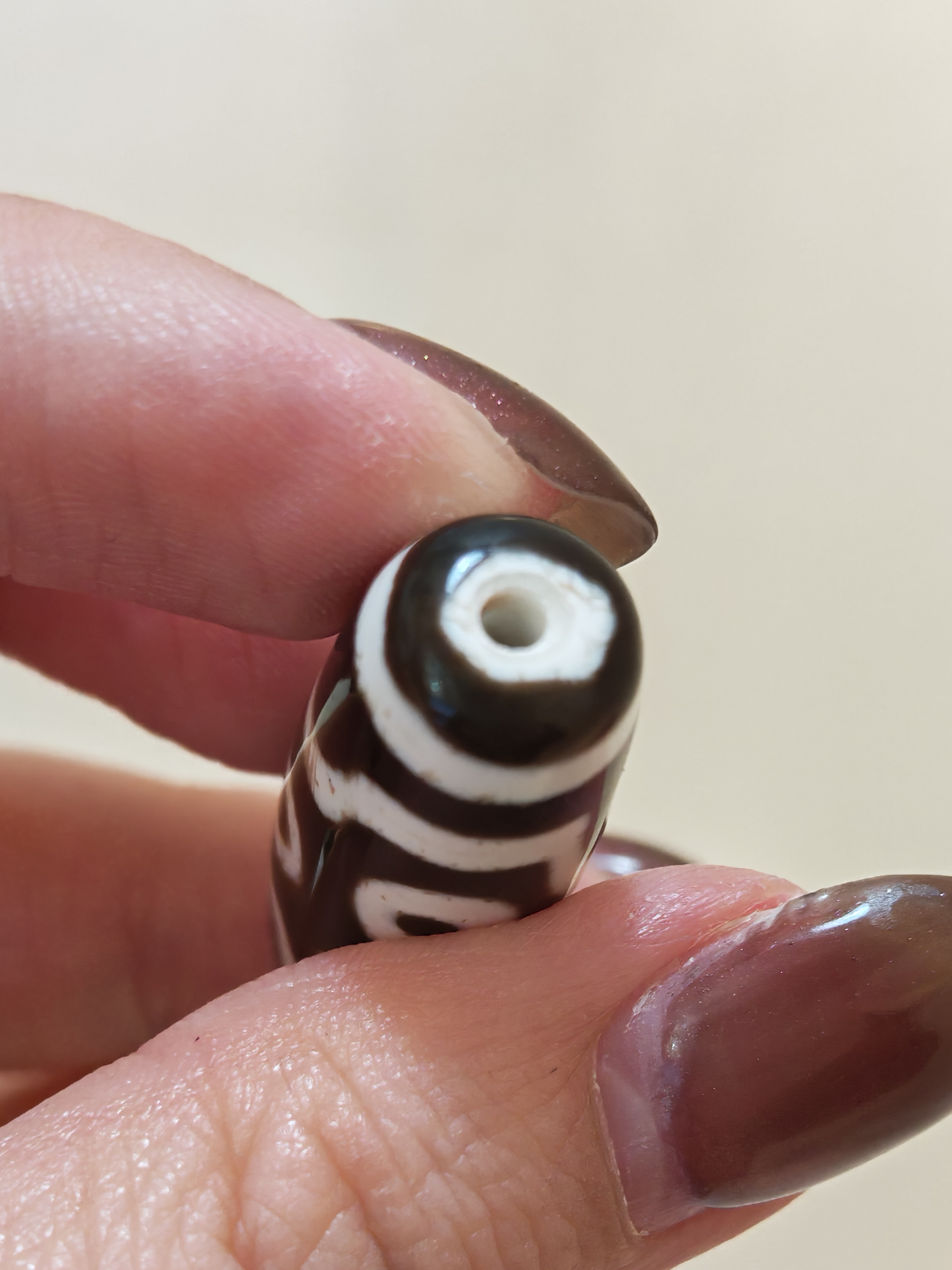 「黑白七眼天珠」26022