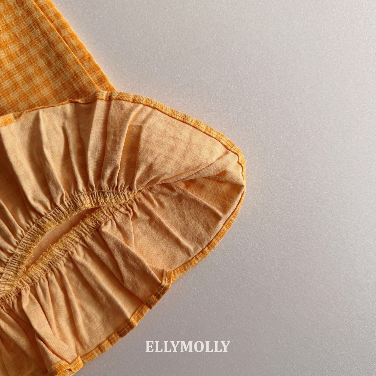 Ellymolly | Check pants(yellow size 9(110-115)