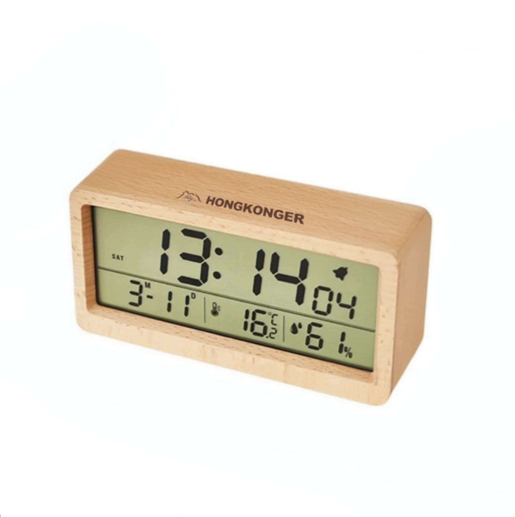 獅子山 HONGKONGER • 實木座檯時鐘（免費刻名/自定設計）