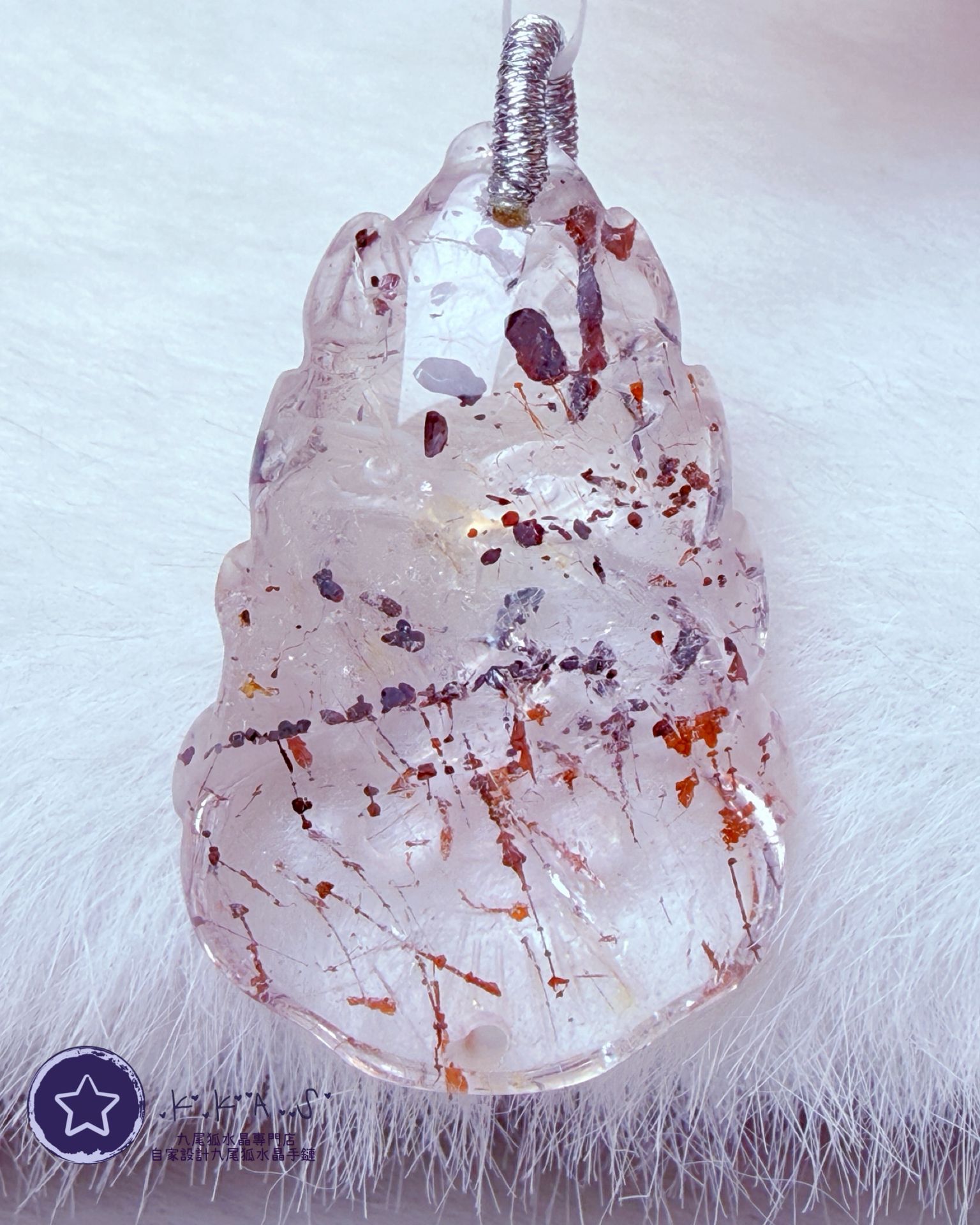 K00192 超七 如意狐 - 吊墜/手牌兩用款