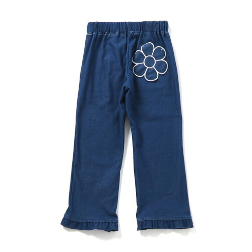 🆕 【⭐訂購⭐】日本直送 🇯🇵 🌀刺繡圖案口袋 摺邊褲腳 女孩長褲［3款選］🌀[ELCA-0091][260411]