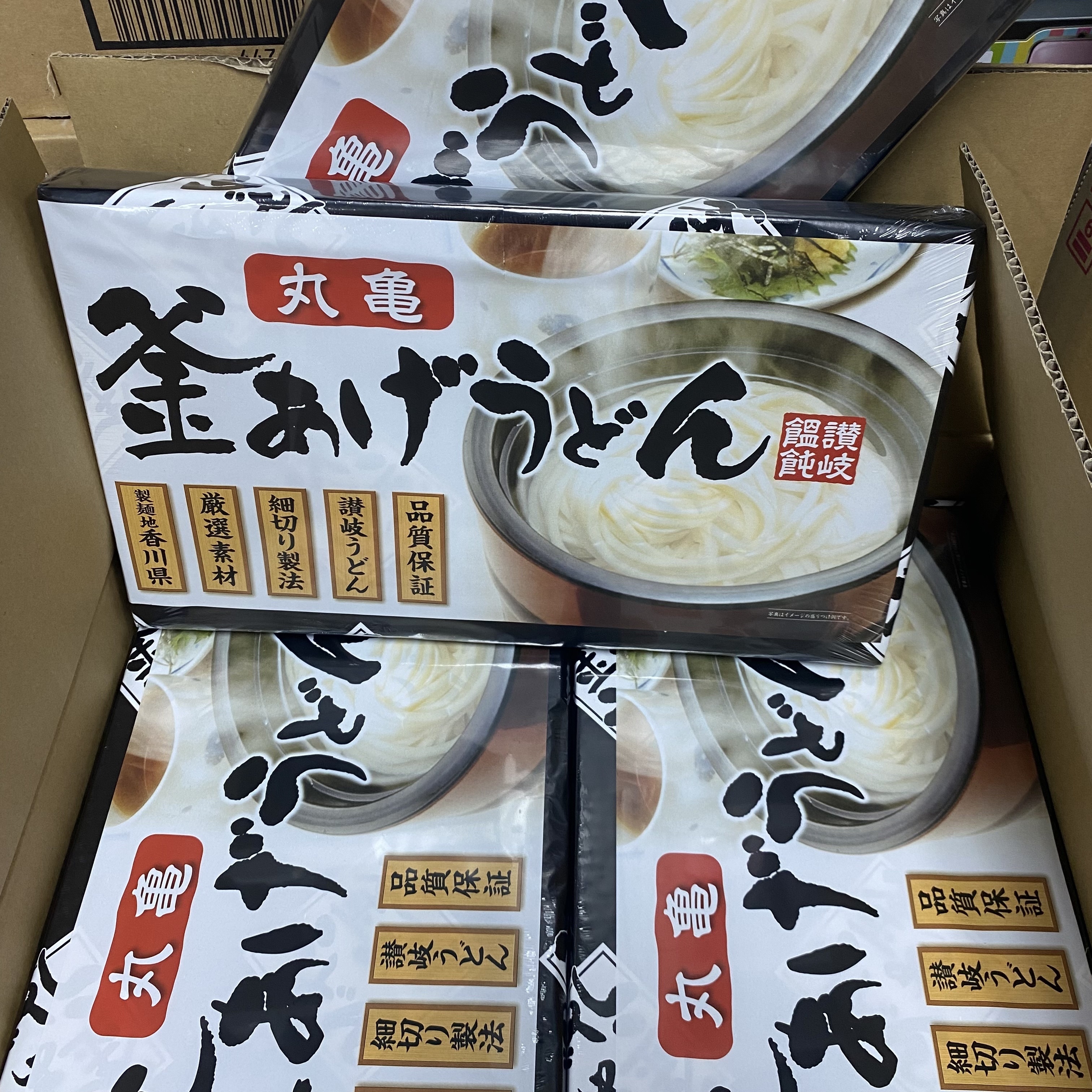 日本丸龜製麵 讚岐烏冬 (一盒18紮) - 現貨