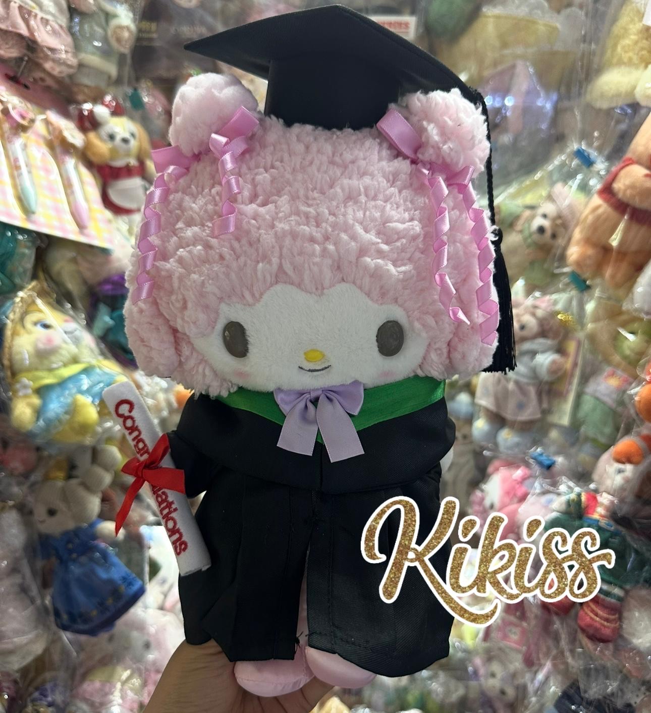 Sanrio piano 小羊 丸子頭 生日造型 畢業公仔