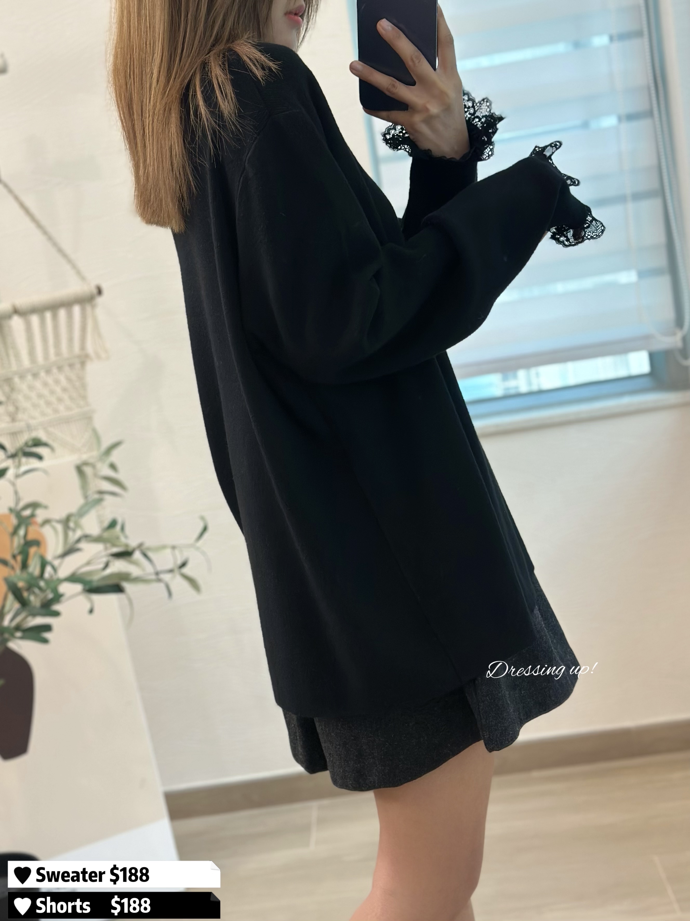  氣質升級｜LACE袖極軟針織