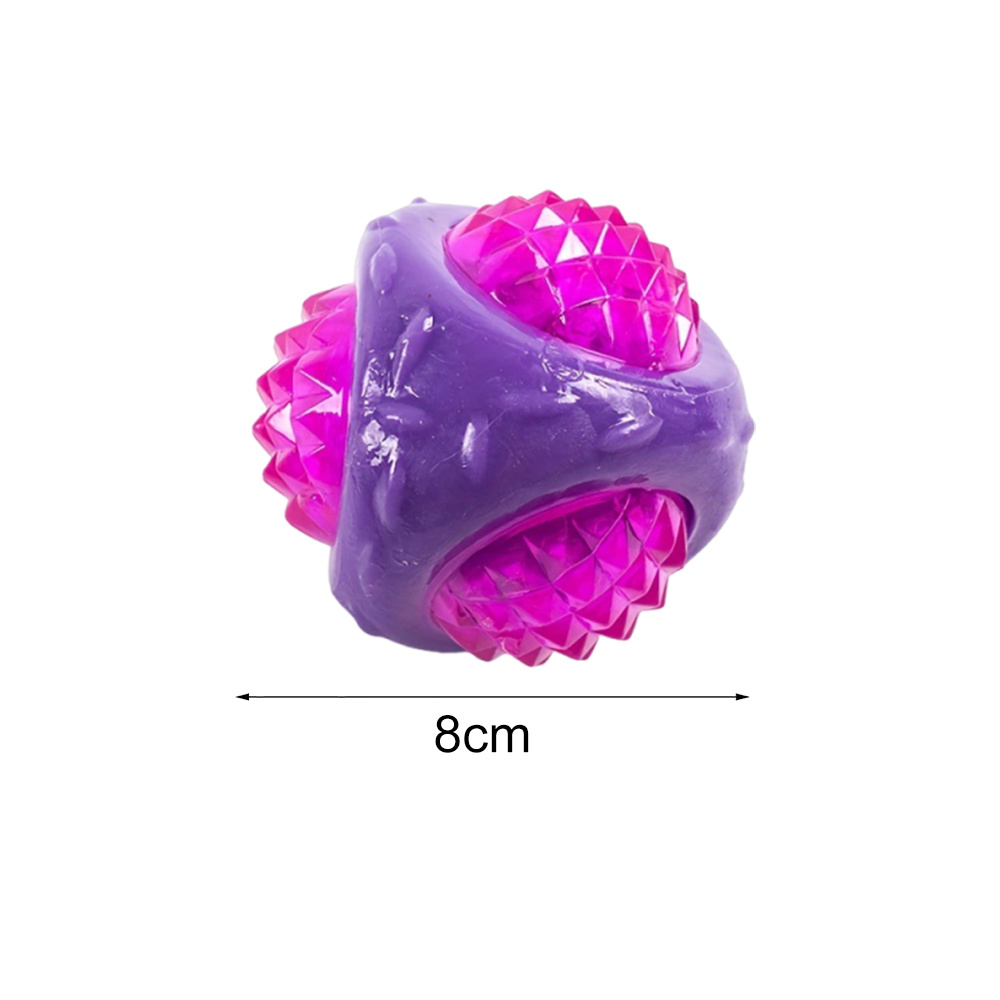 耐咬磨牙發光鑽石寵物玩具 紅色 UB0256