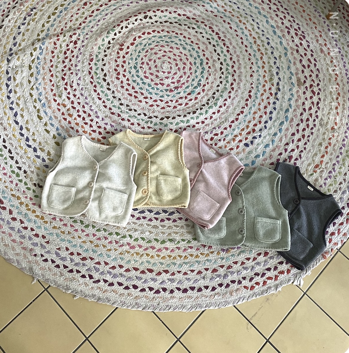 韓國保暖Cotton candy vest