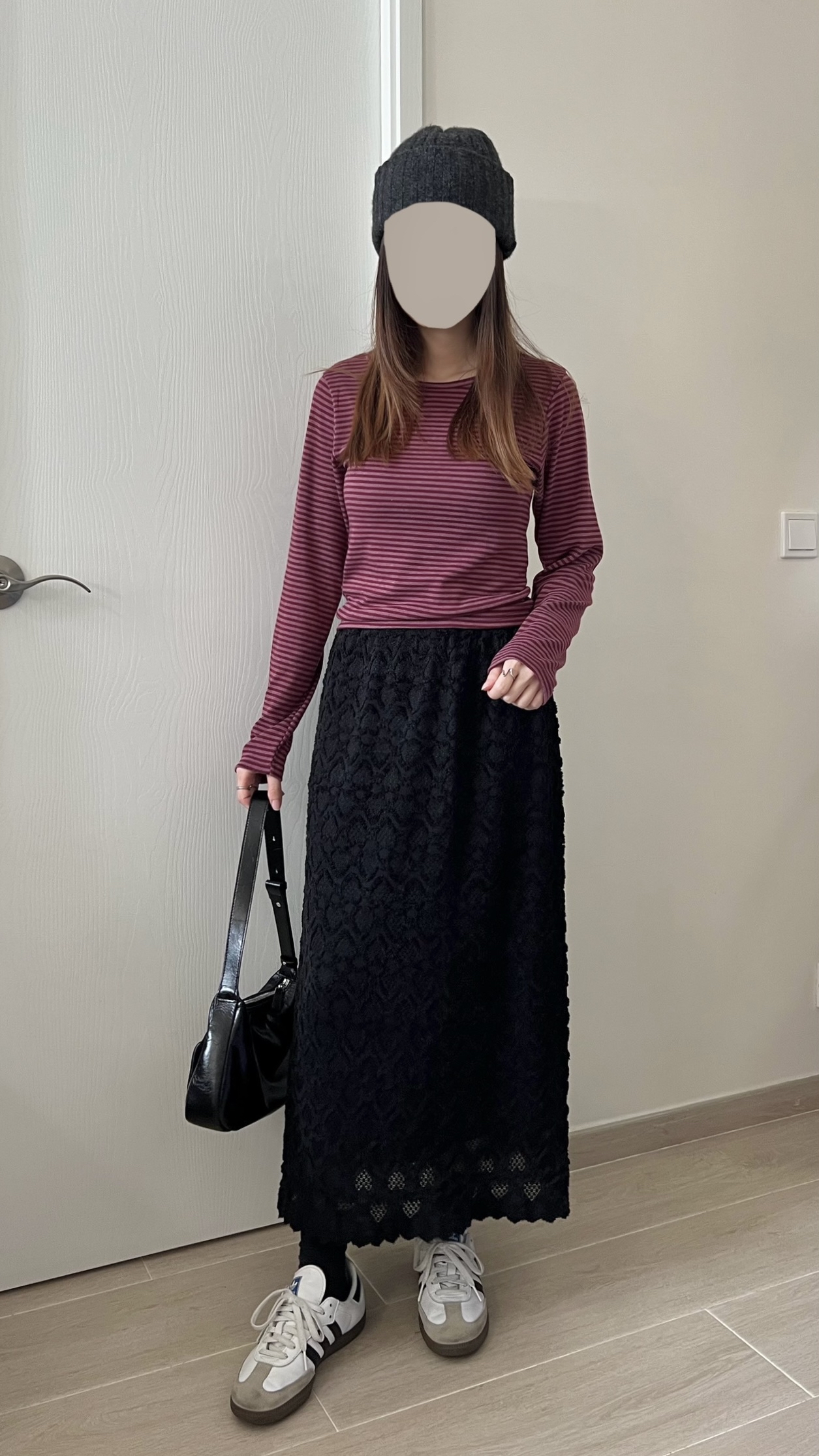 甜甜價 莓果親膚間條衫 現貨