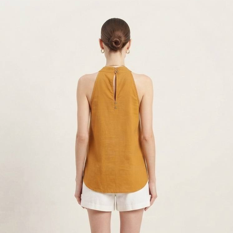 W6313A - Sleeveless Tunic