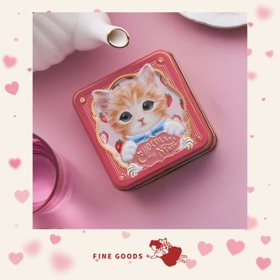 【一團限定】 Chocolat na Neko 情人節限定 貓貓朱古力鐵盒