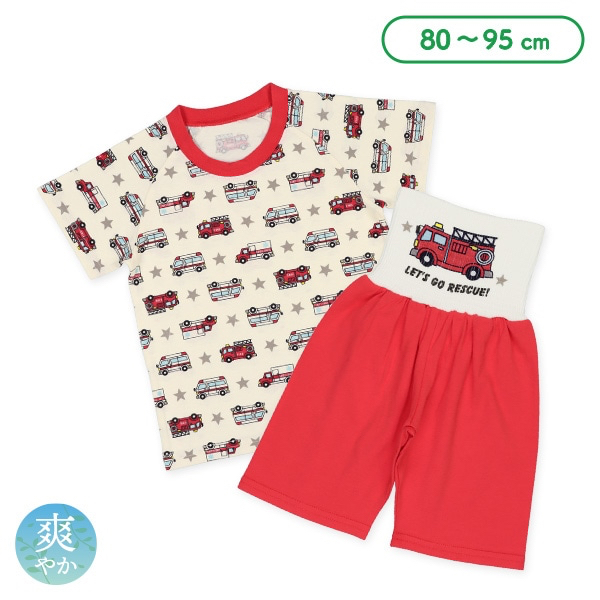 🇯🇵預訂 日本直送🇯🇵救護消防車車滿印包腹短袖家居服上下套裝