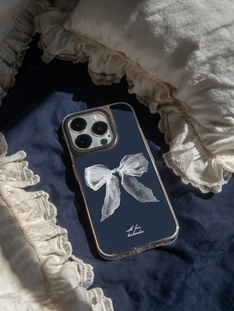 【Beautiful in White#01】銀框磨砂面MagSafe iPhone Case