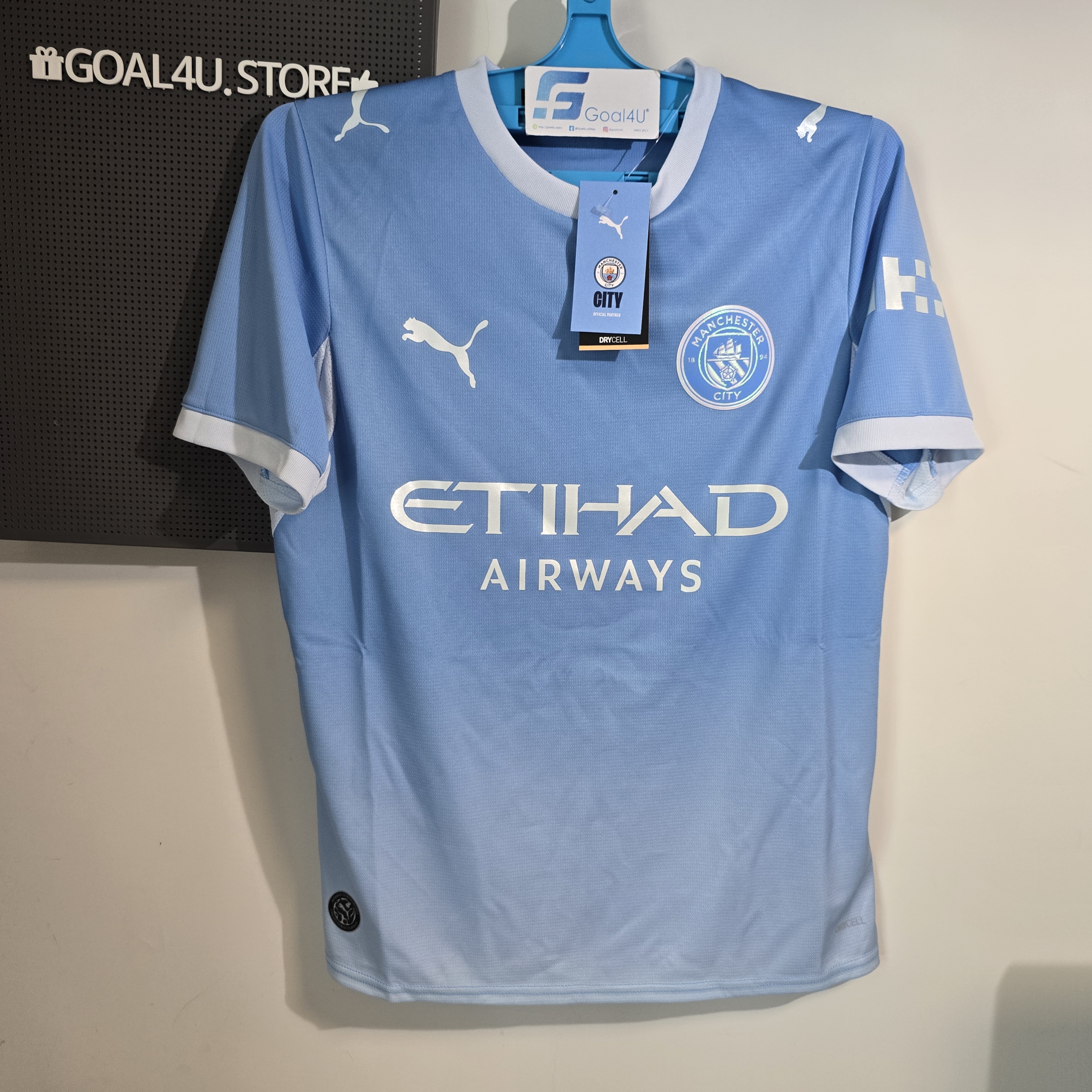 天藍漸變 Puma Manchester City 曼城 2026-27 主場童裝球迷版球衣 (可加印字章) 784329