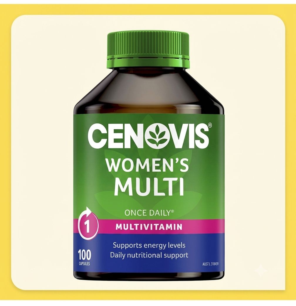 CENOVIS-【臨期特價】女士複合生素 補充能量-多種維他命100粒（平行進口）此日期前最佳：2026年07月底