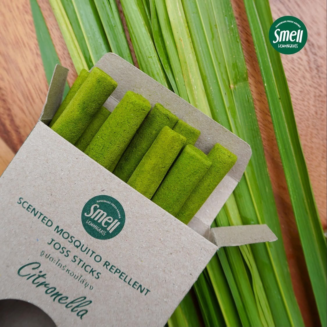 泰國🇹🇭Smell Lemongrass 有機天然檸檬香草香薰防蚊棒