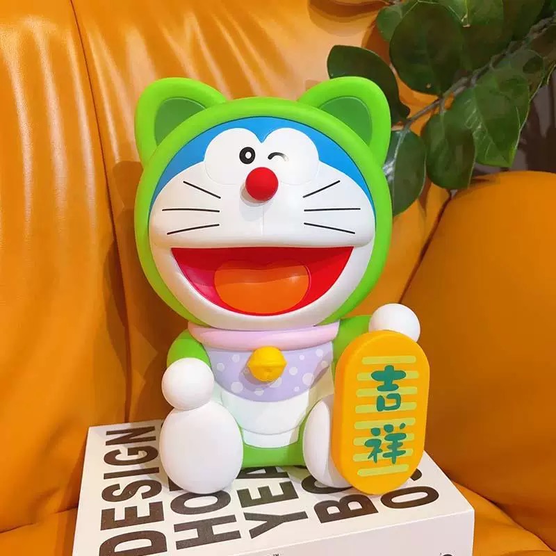 [訂購] 多啦A夢錢罌 擺設 福氣滿滿招財貓 (共8款)