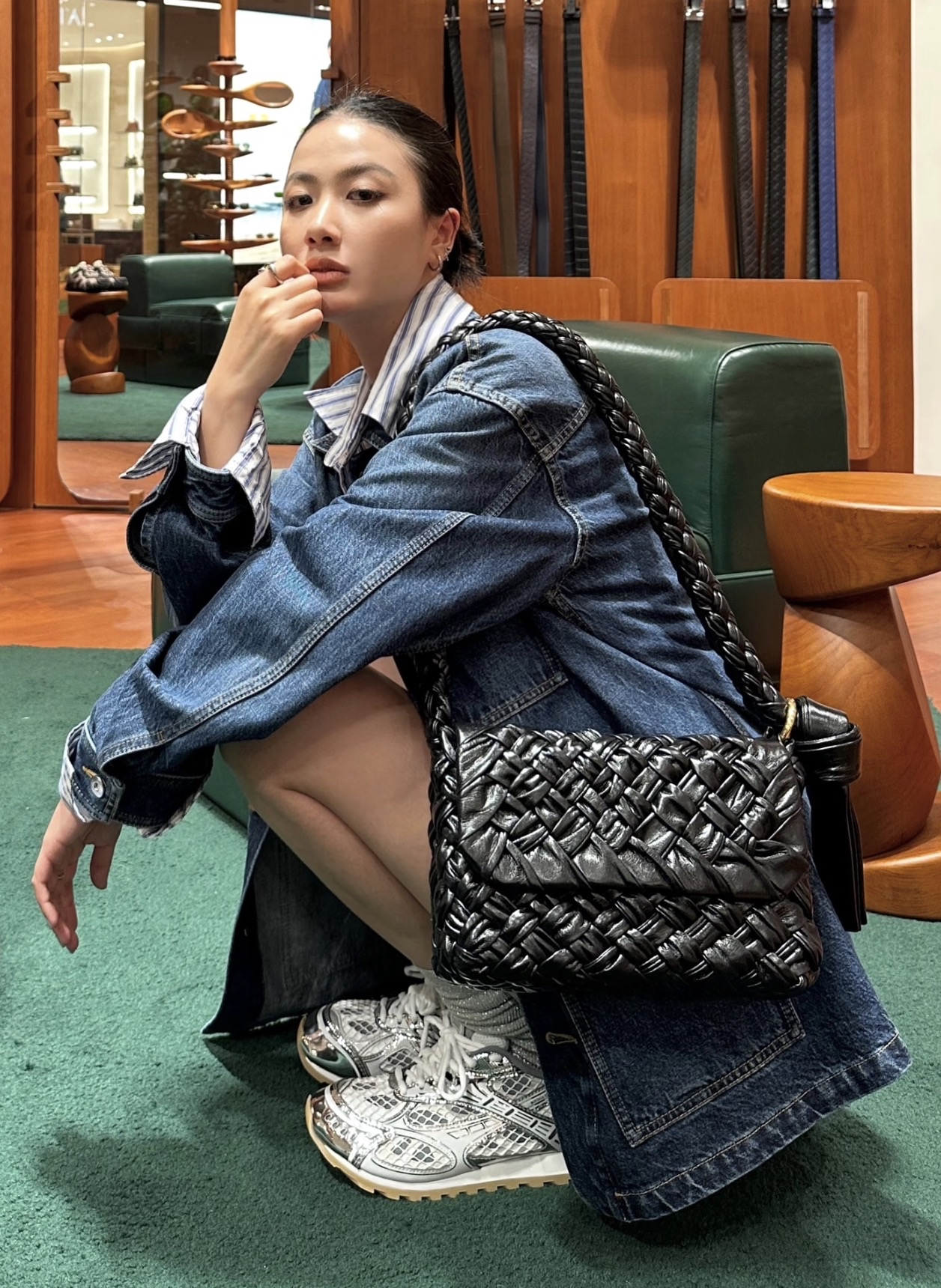 訂貨📮BV 熱賣款 銀色 Orbit Sneaker 最後 Size 37/38