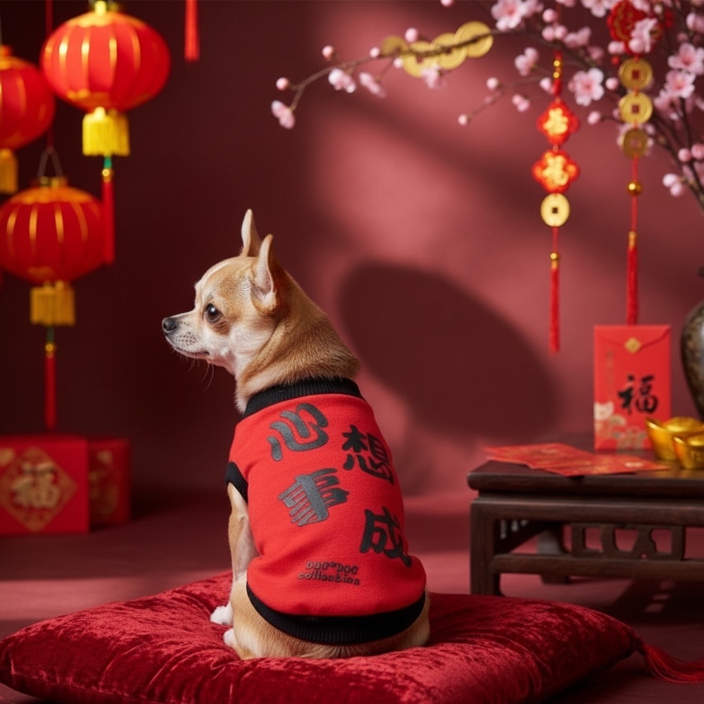 S429 賀年雙面衫- 心想事成 Double-sided New Year's T-shirt - All your wishes come true