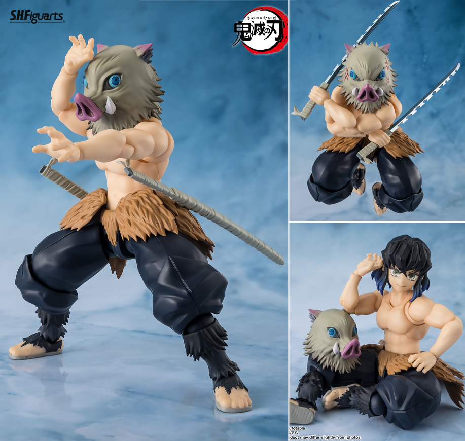 (預訂訂金 $200) (總價 $415) Bandai S.H.Figuarts 鬼滅之刃 嘴平伊之助 (行版) SHF Inosuke Hashibira 