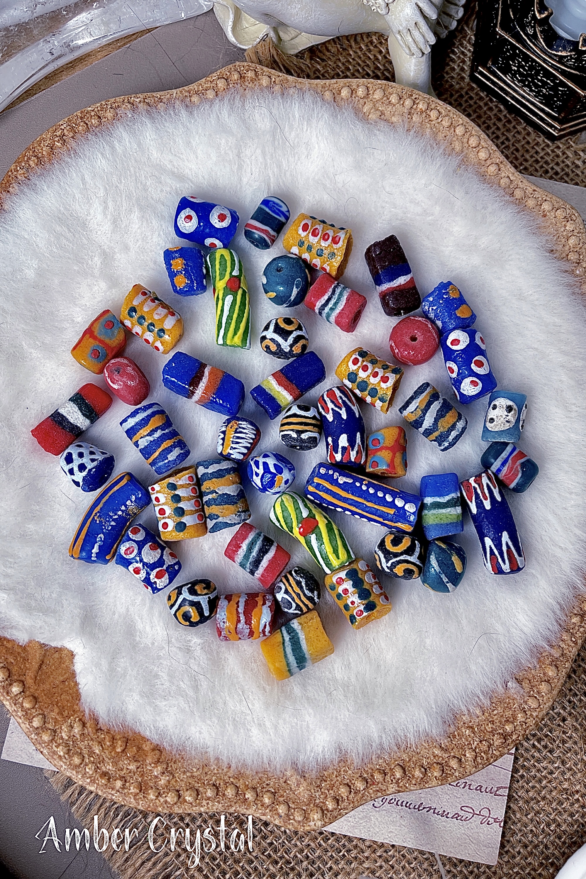 非洲貿易珠古法手繪琉璃 Africa Trade Beads
