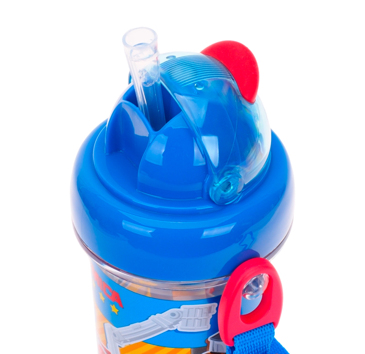 Tomica 450ml 飲管式水樽連頸繩