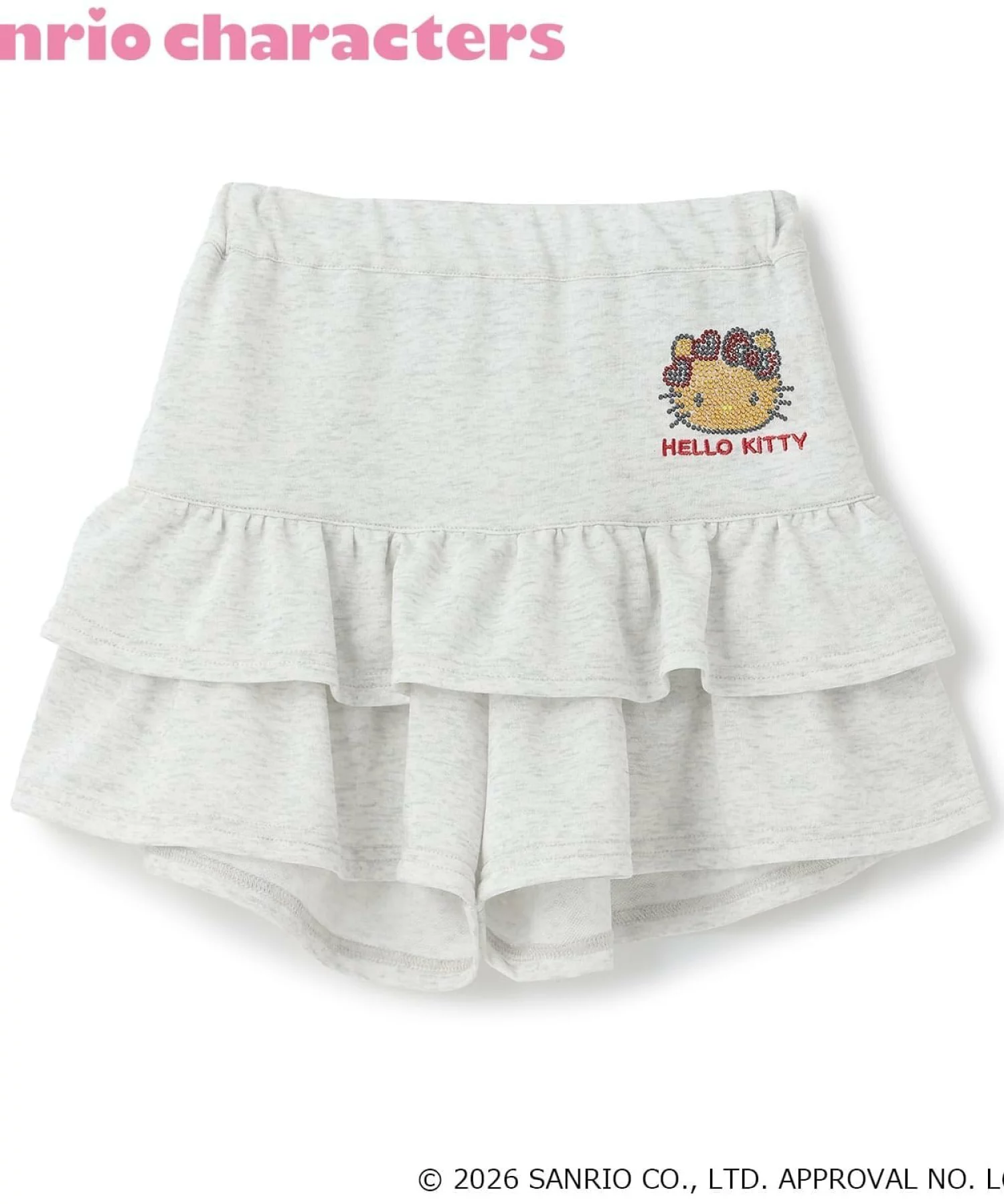 🆕【⭐訂購⭐】🌀 🇯🇵 日本直送 #Sanrio 水鑽 層疊裙褲［3款選］🌀 [ELGA-0040][260807]
