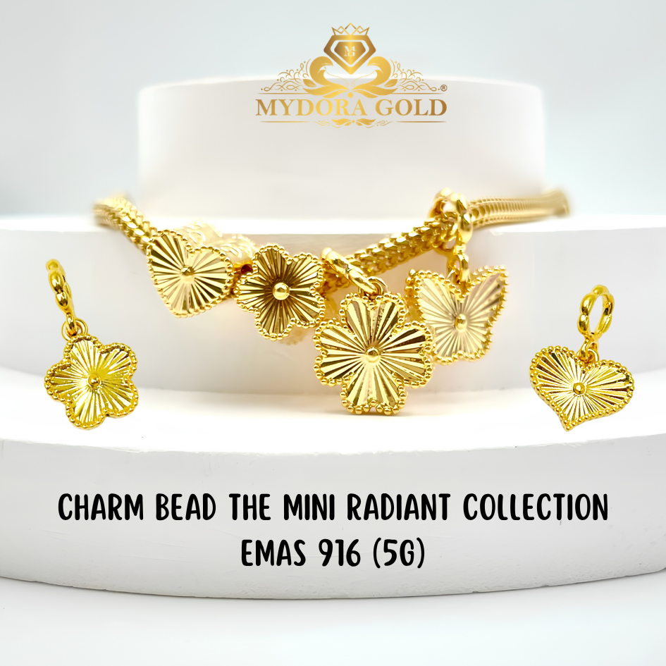 MYDORA Charm Bead The Mini Radiant Collection (5G) l EMAS 916/22K