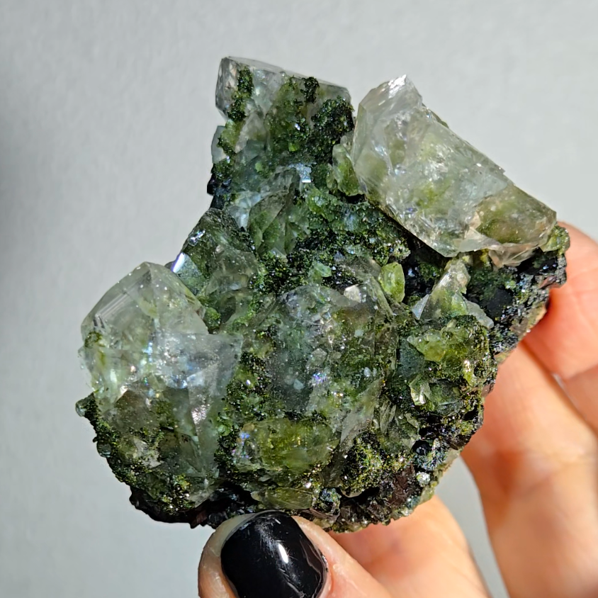 Epidote and quartz specimen from Turkey - ED1