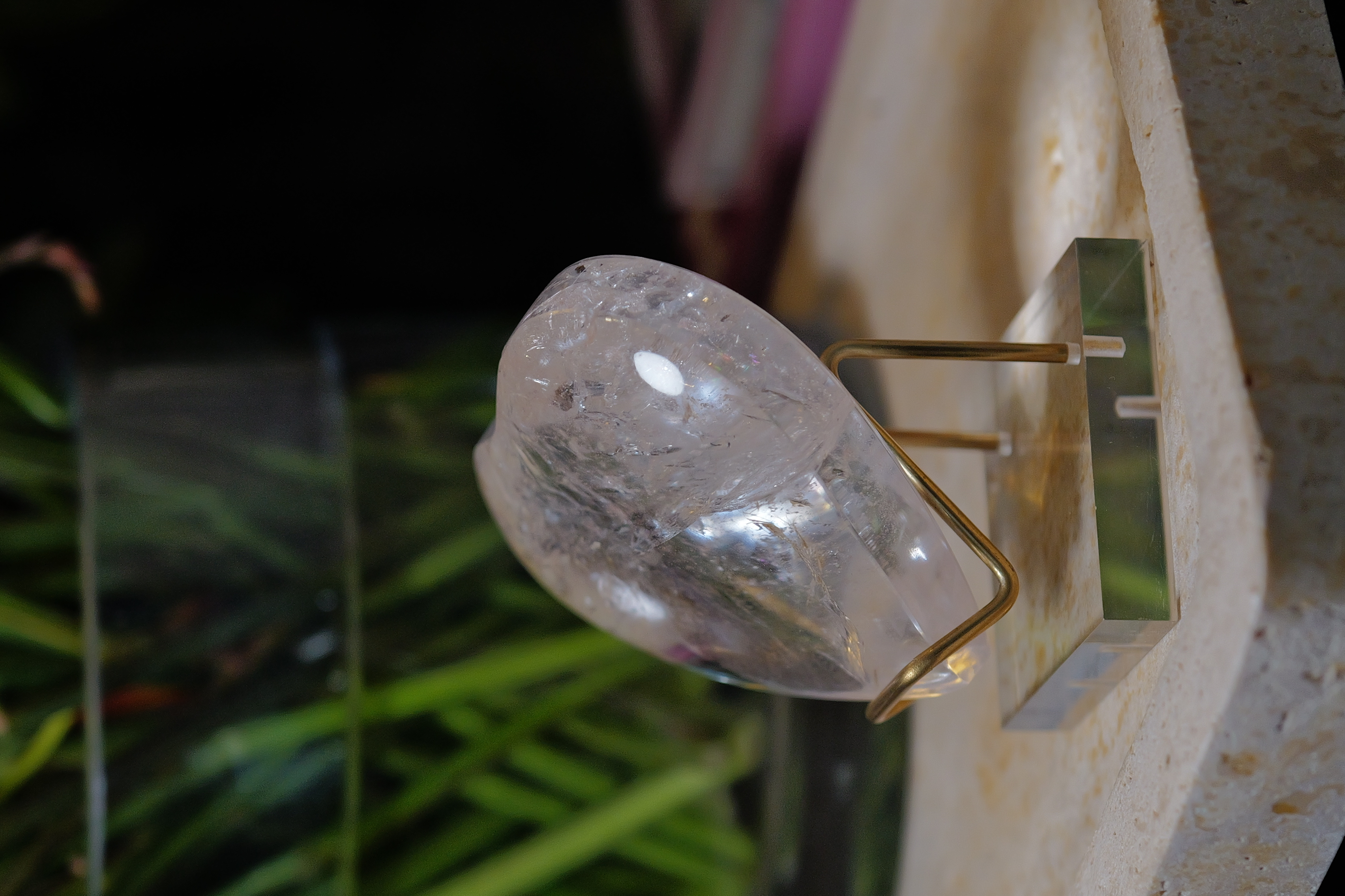 ༒8.3cm 白水晶愛心擺設༒ HE.1883CAA-RA30*As6