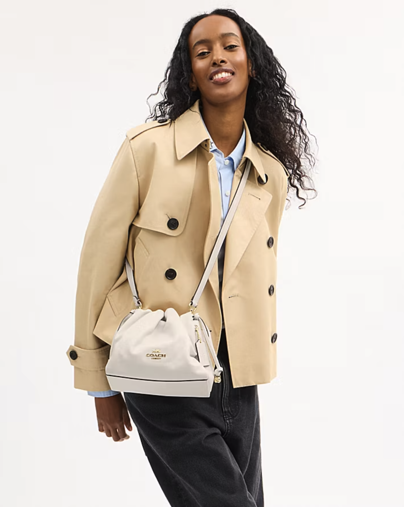 COACH Faye Mini Drawstring Bag