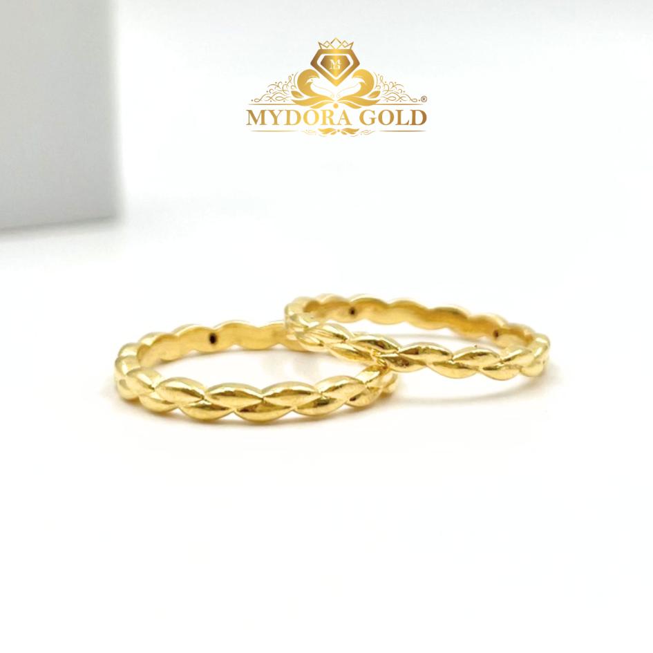 MYDORA Cincin Mini Golden Rope (5G) l EMAS 916/ 22K