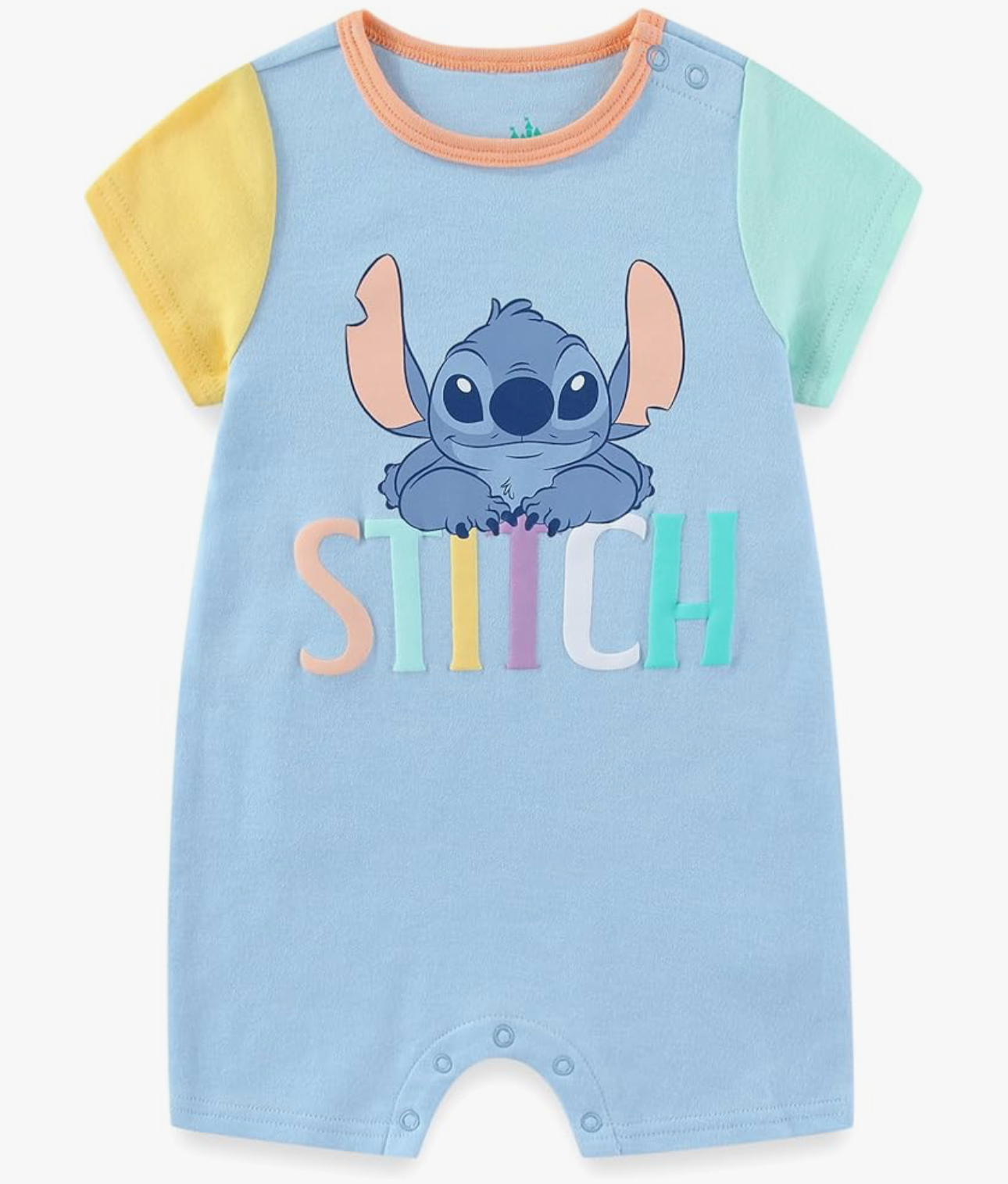 🇯🇵預訂 日本直送🇯🇵史迪仔印花短袖連身服兩件套